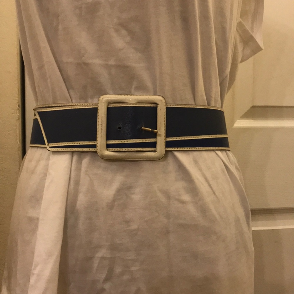 Vintage YSL wide belt